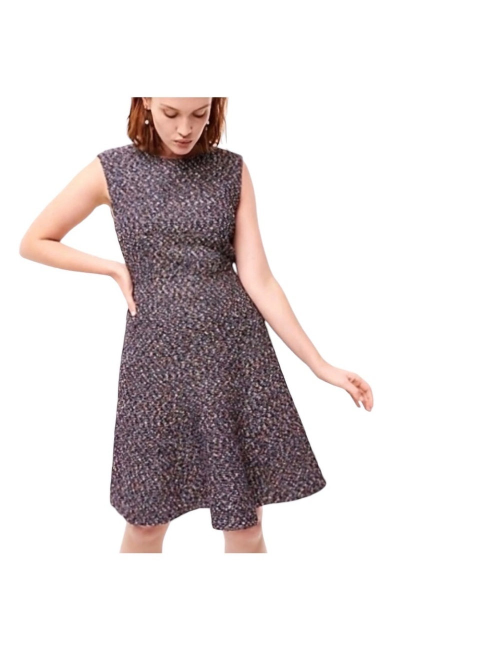 J.Crew A-Line Tweed Sleeveless Dress Size 0